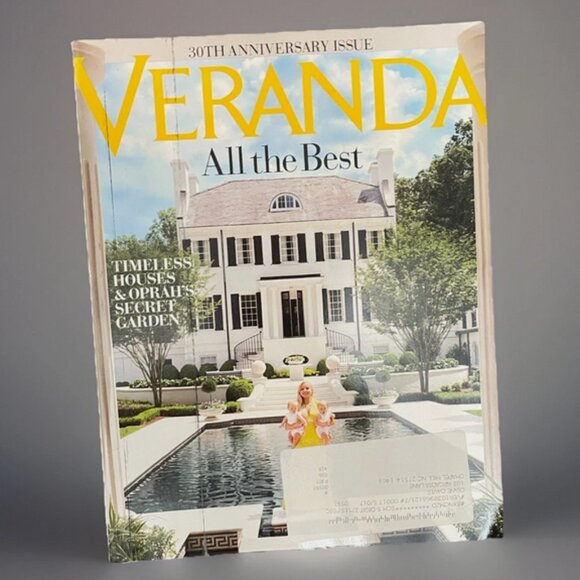 Veranda Magazine 2017 -September October 30th ANNIVERSARY ISSUE - All the Best - Picture 1 of 2